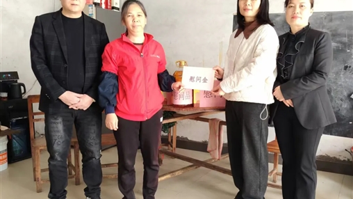 新春暖人心 关怀润心田